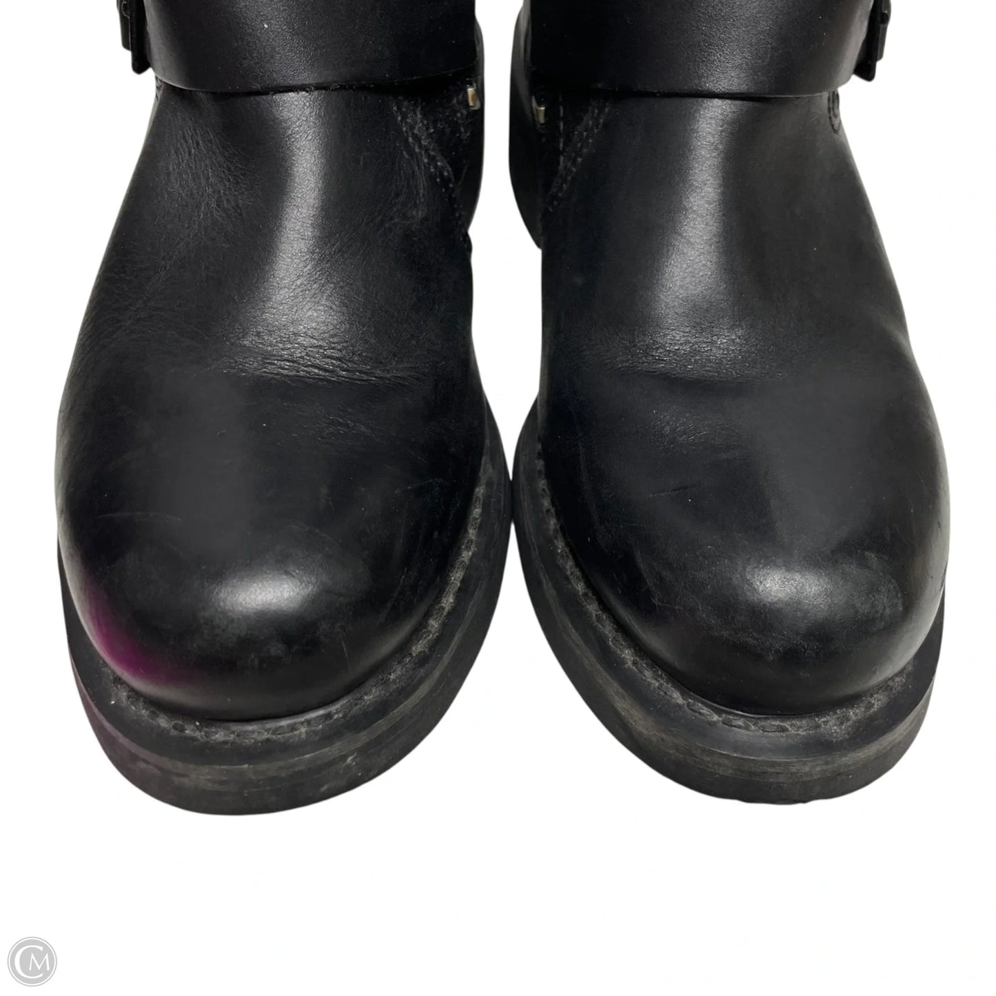 Boots Leather By Harley Davidson In Black, Size: 7