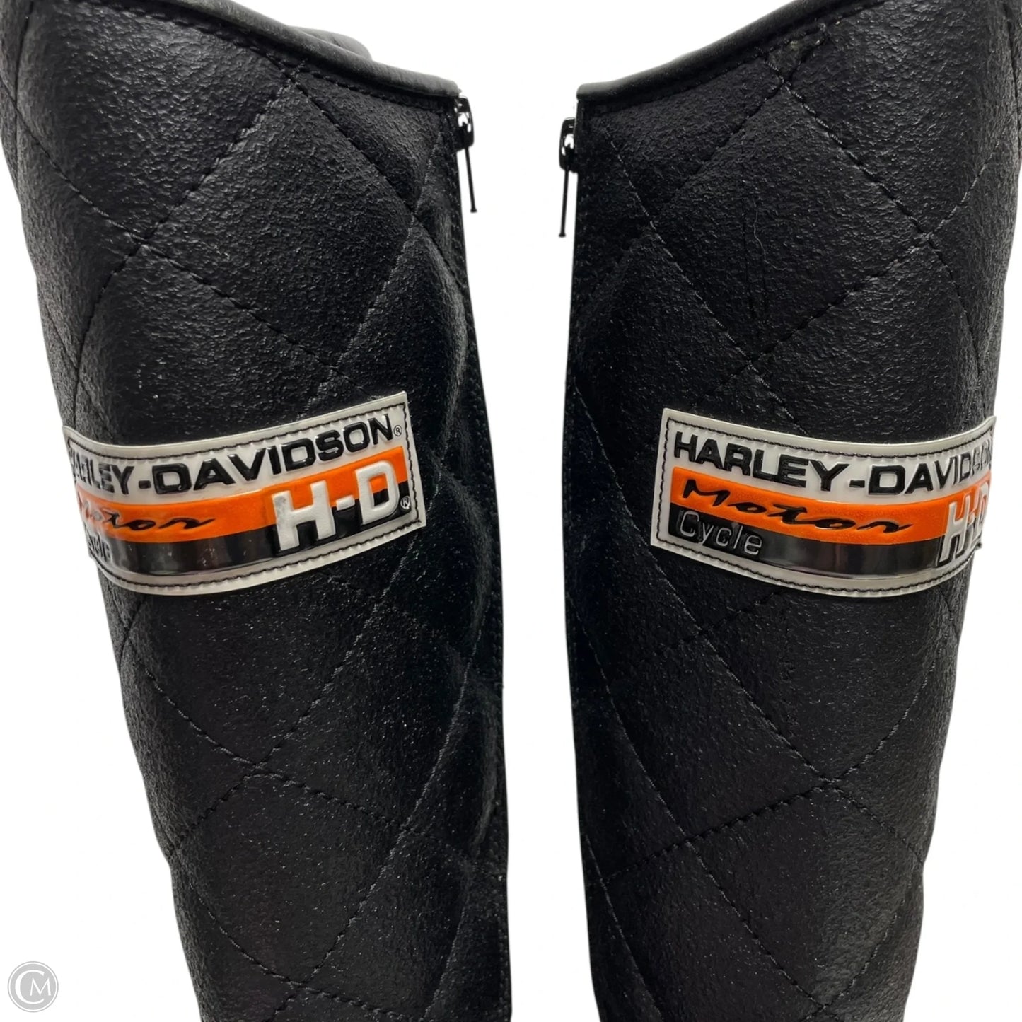 Boots Leather By Harley Davidson In Black, Size: 7