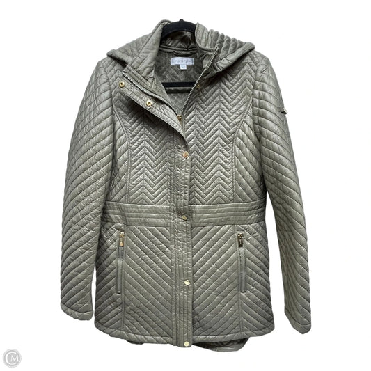 Coat Puffer & Quilted By Via Spiga In Green, Size: L