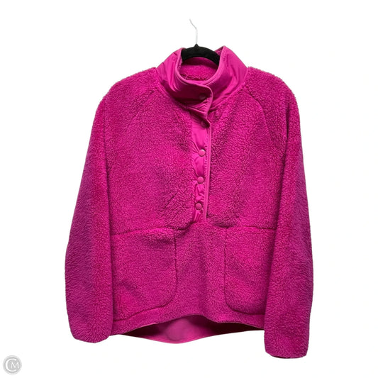 Sweatshirt Collar By Lou And Grey In Pink, Size: L