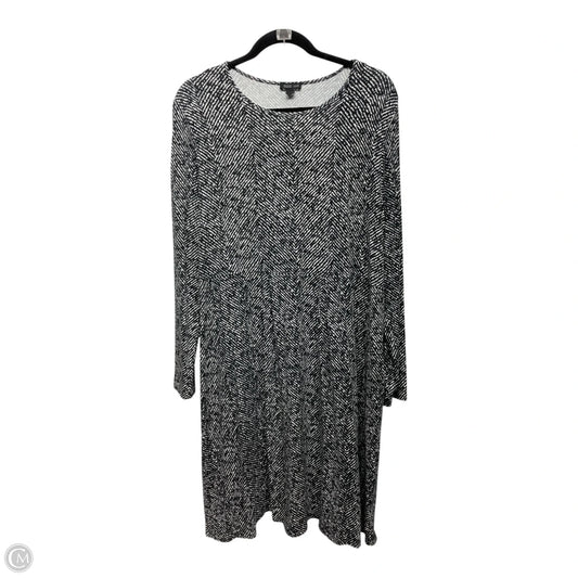 Dress Casual Short By J. Jill In Black & White, Size: L