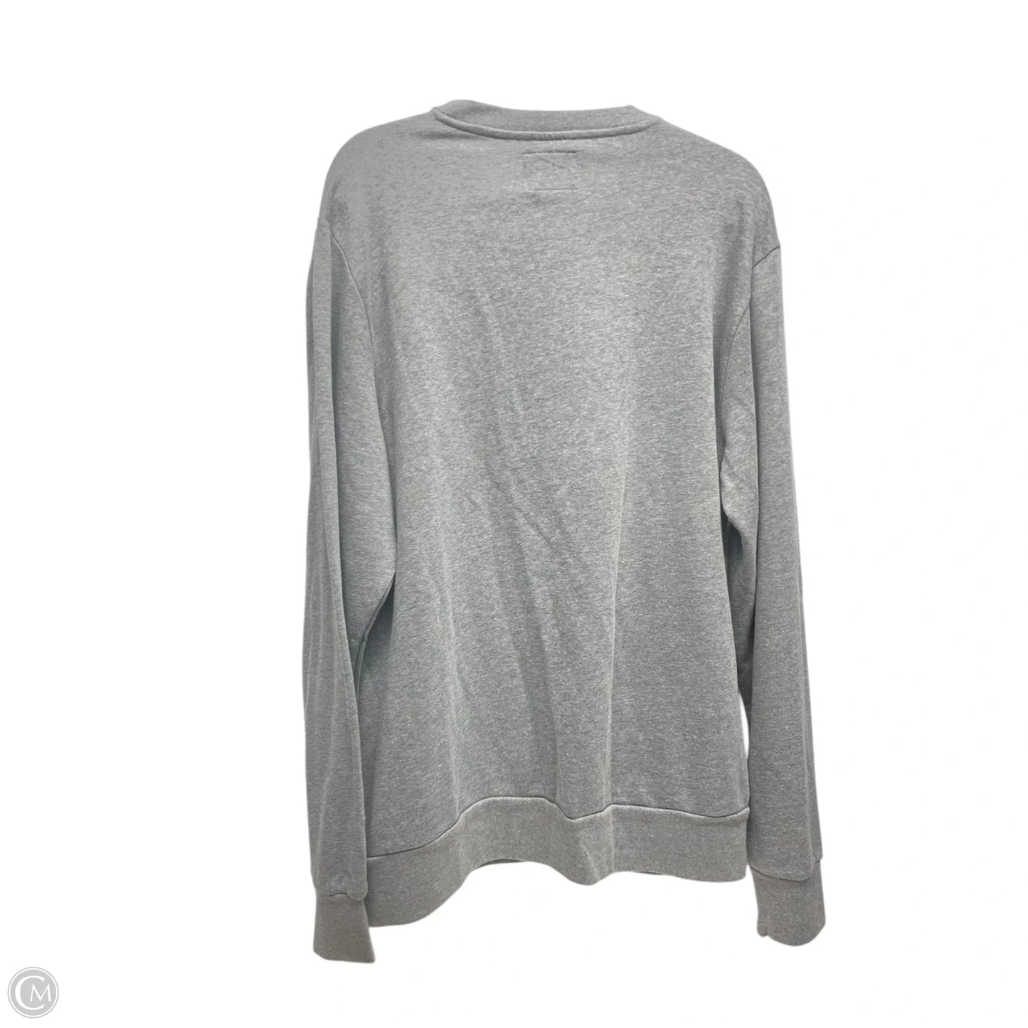 Sweatshirt Crewneck By Old Navy In Grey & Red, Size: Xl