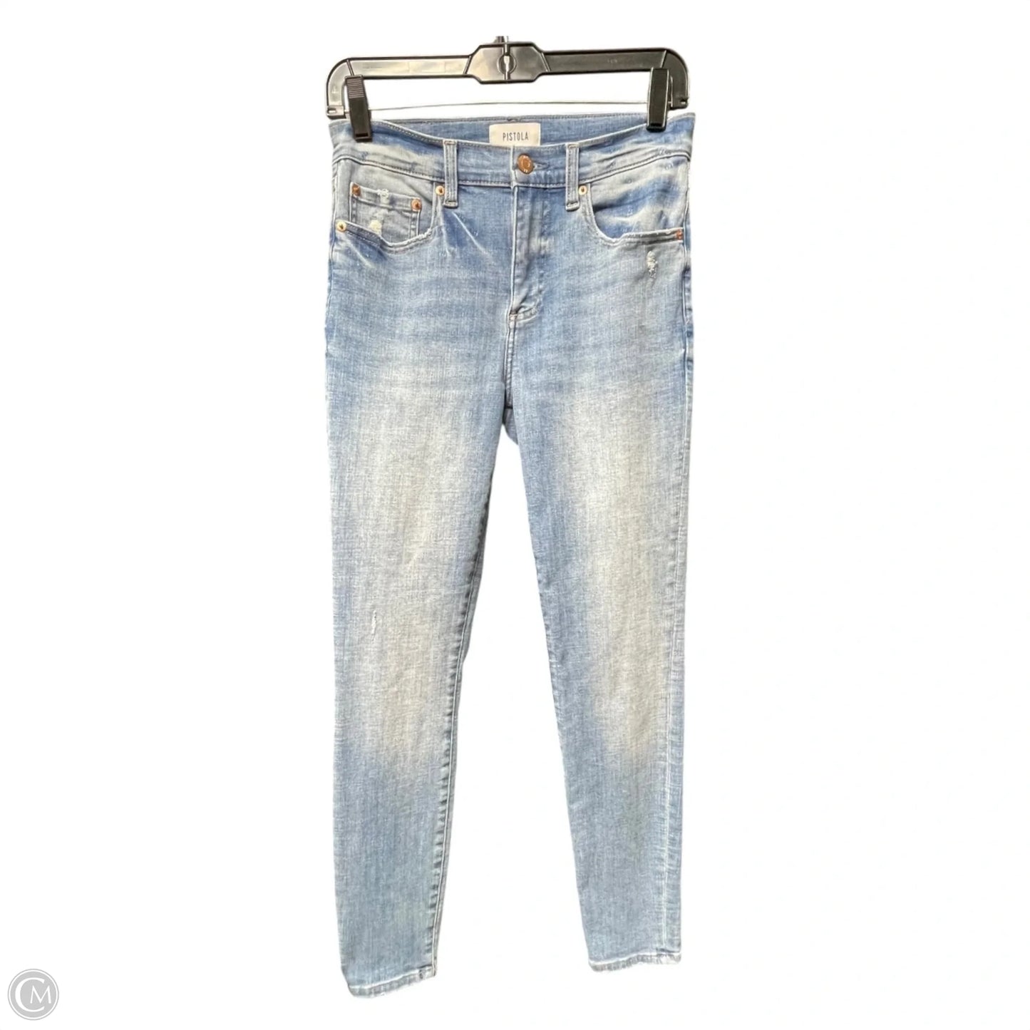 Jeans Skinny By Pistola In Blue Denim, Size: 4