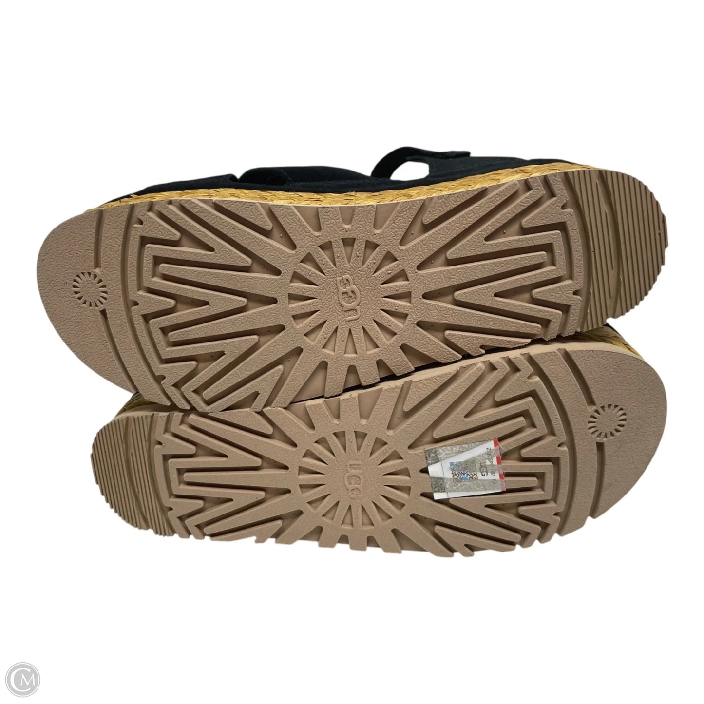 Sandals Designer By Ugg In Black, Size: 7