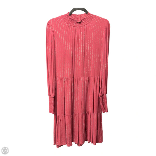 Dress Casual Short By Knox Rose In Maroon, Size: Xs