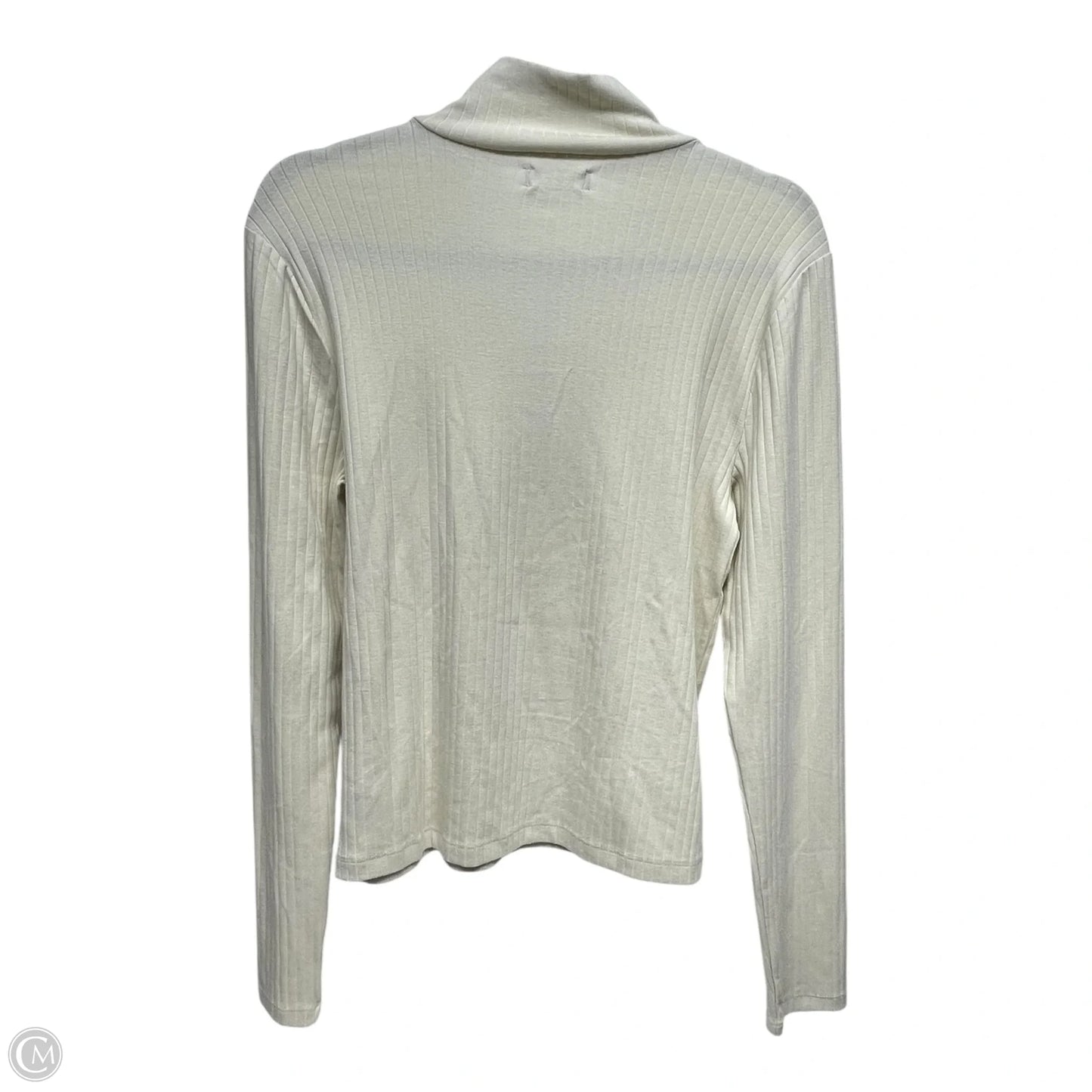 Sweatshirt Collar By Gap In Cream, Size: L