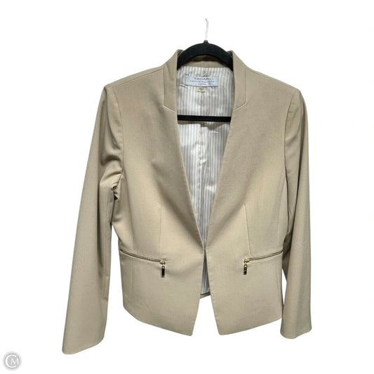 Blazer By Tahari By Arthur Levine In Tan, Size: 8p