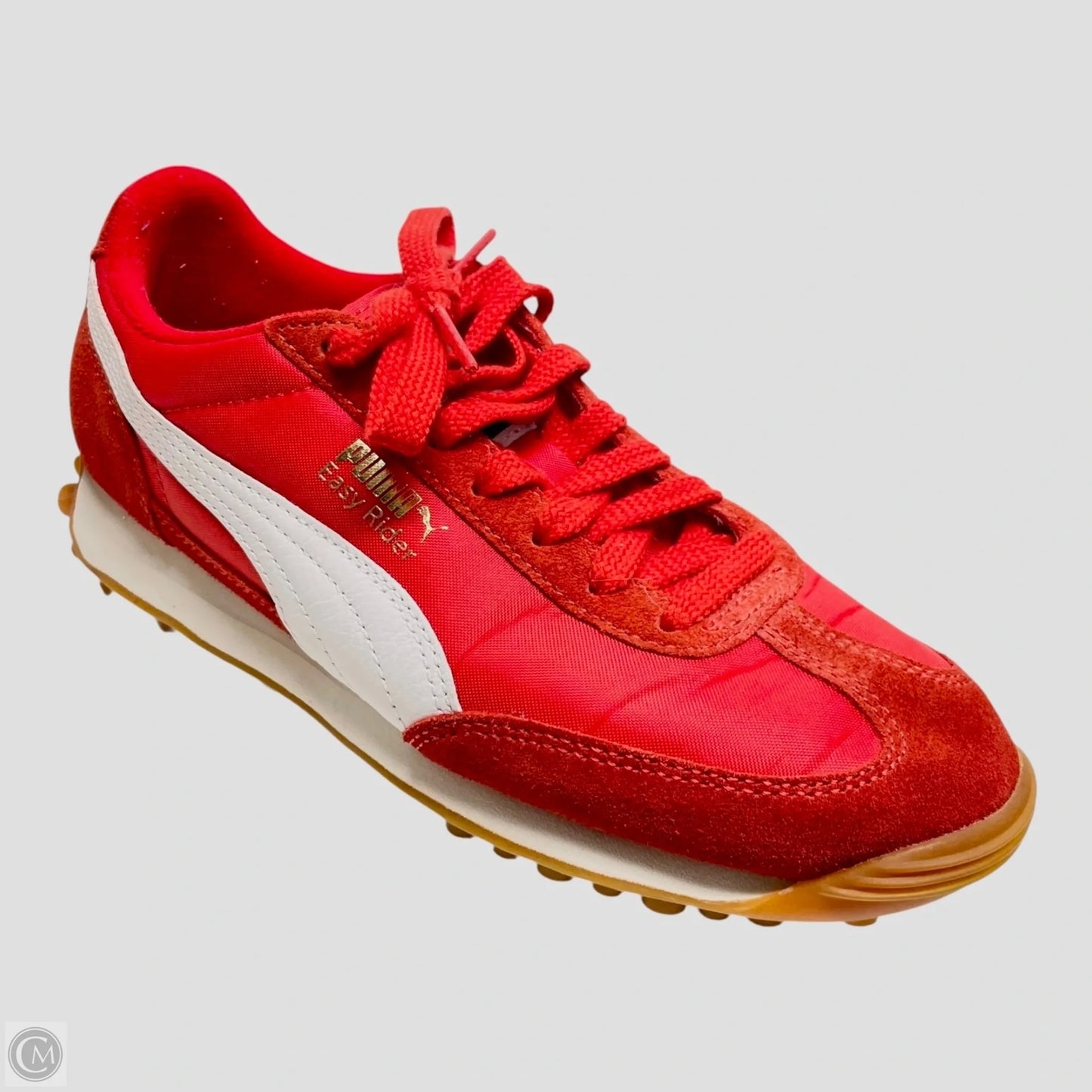 Shoes Sneakers By Puma In Red & White, Size: 7