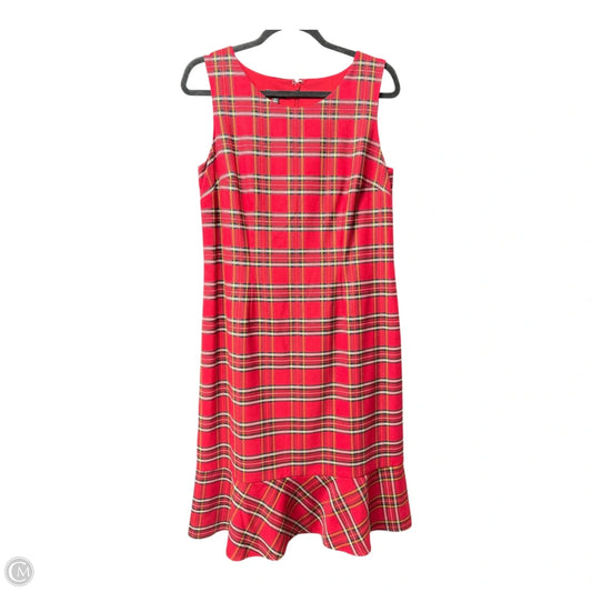 Dress Casual Short By Talbots In Plaid Pattern, Size: 8