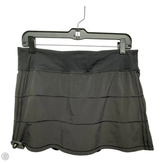 Athletic Skort By Lululemon In Black, Size: 8