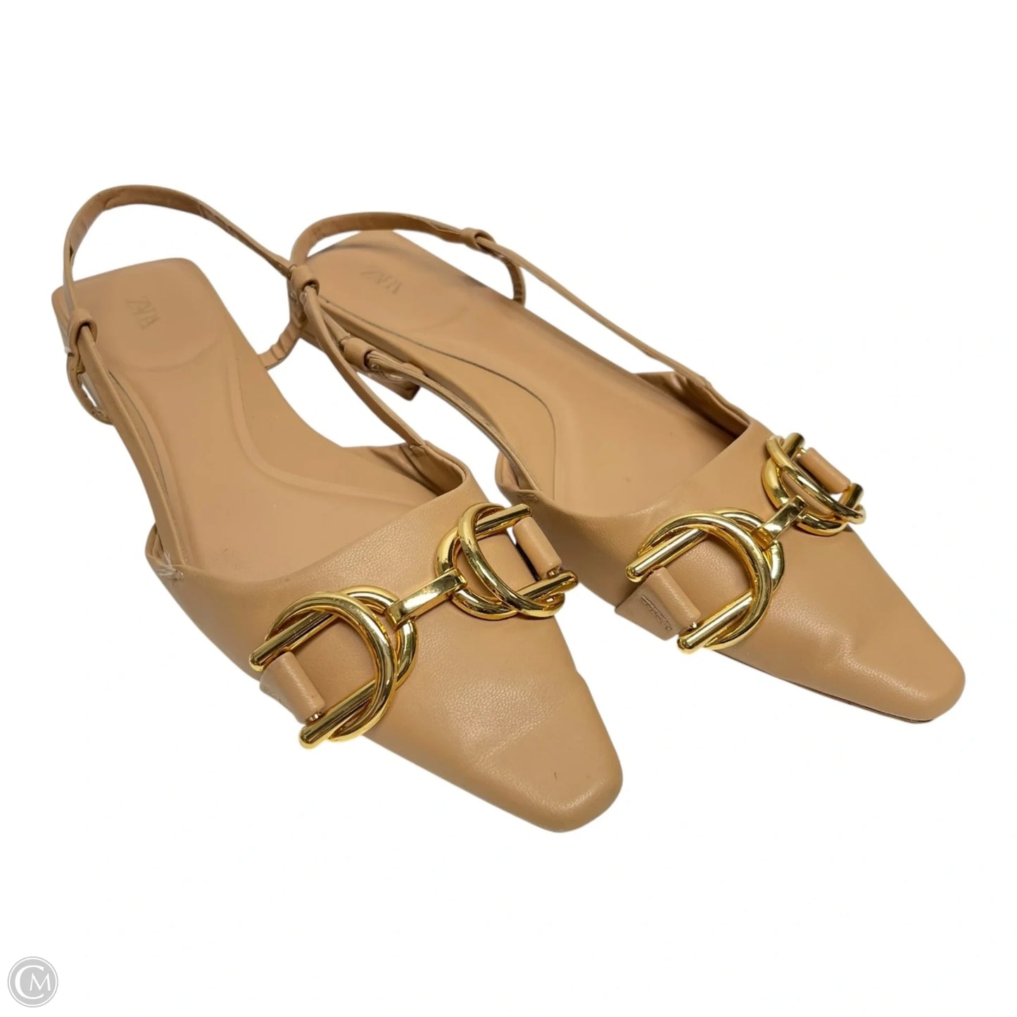 Shoes Flats By Zara In Tan, Size: 5.5