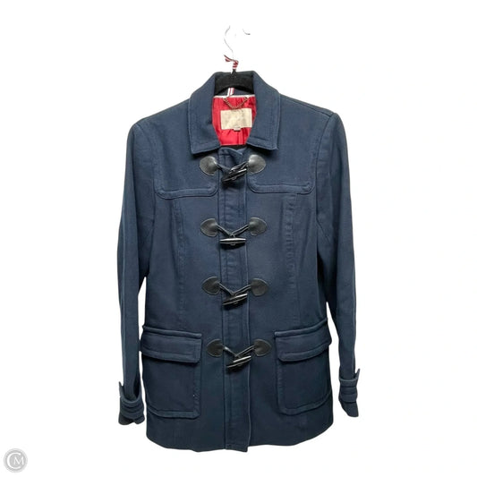 Coat Peacoat By Banana Republic In Navy, Size: M
