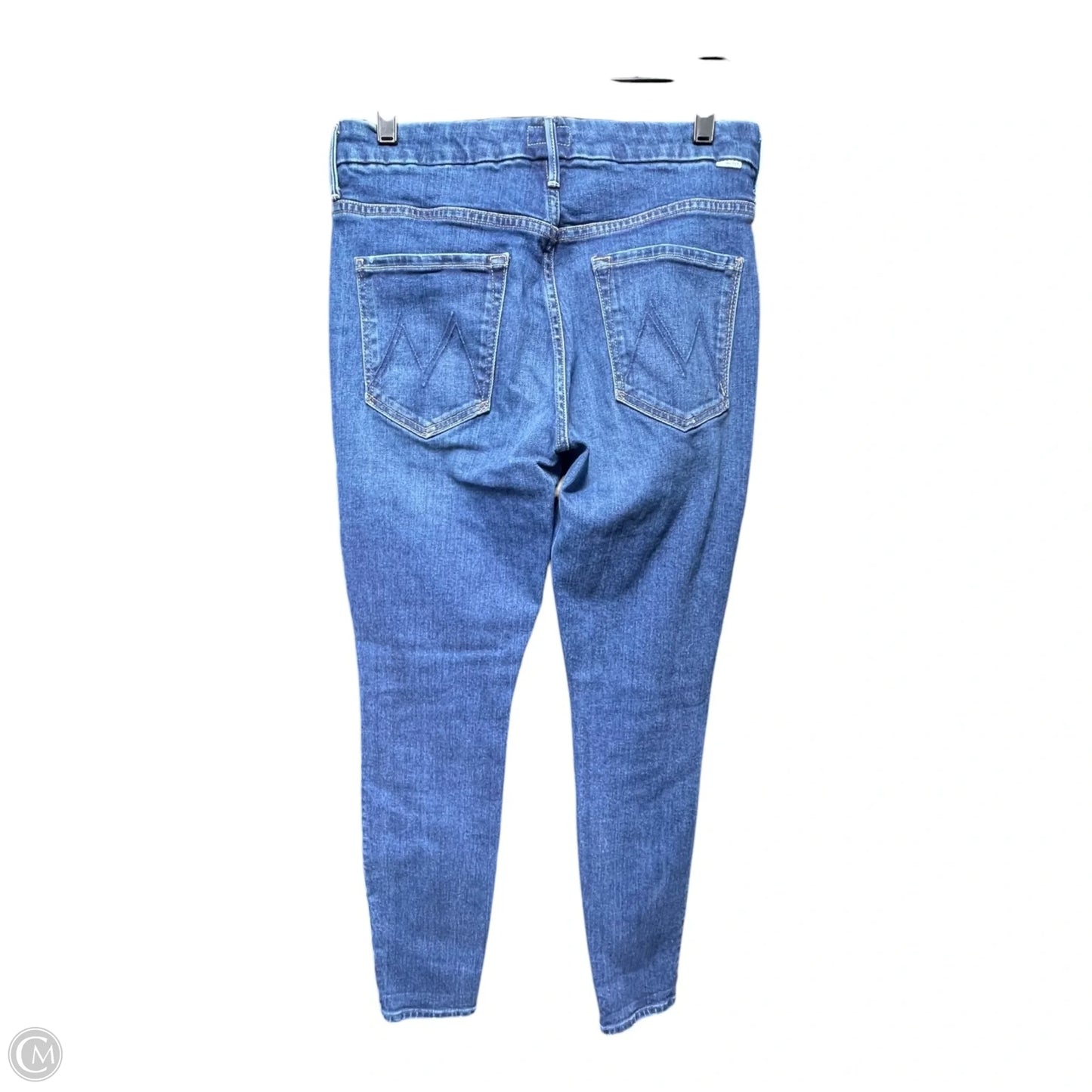 Jeans Skinny By Mother In Blue Denim, Size: 10