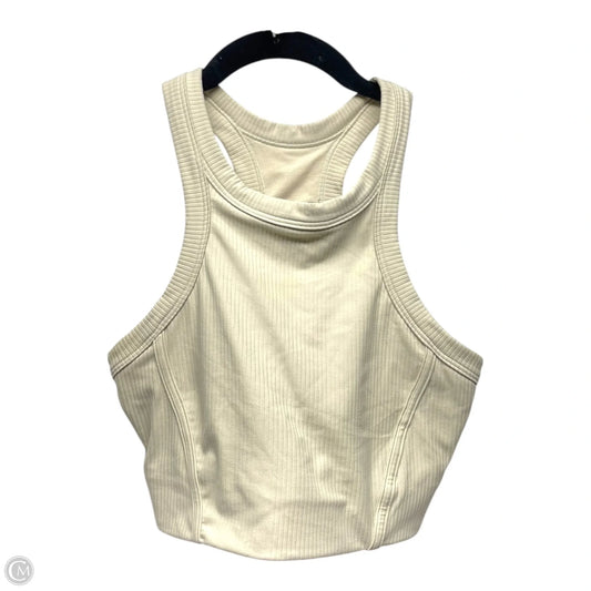 Athletic Bra By Lululemon In Cream, Size: 8