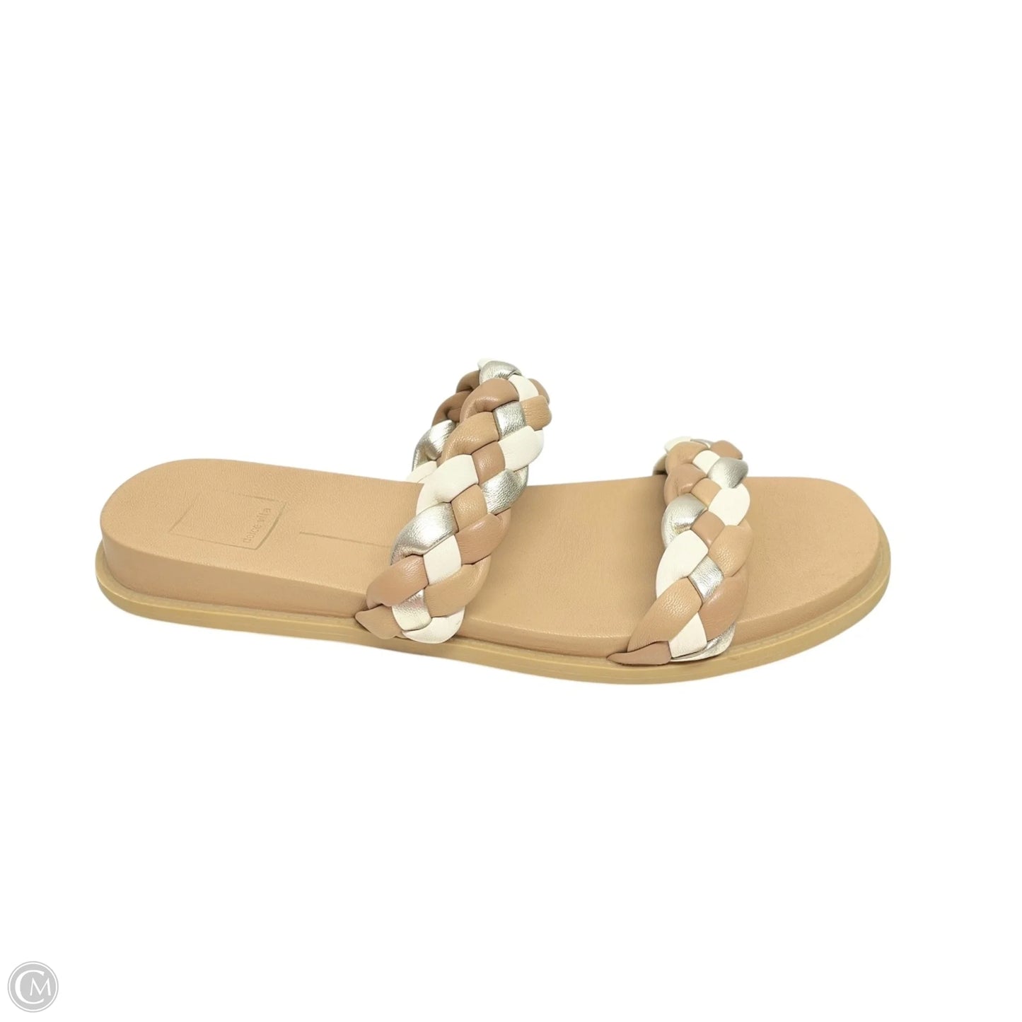 Sandals Flats By Dolce Vita In Cream & Tan, Size: 9.5