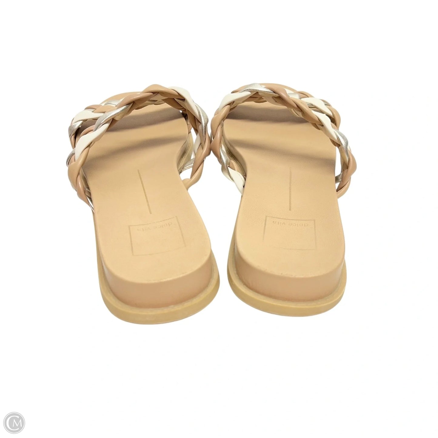 Sandals Flats By Dolce Vita In Cream & Tan, Size: 9.5
