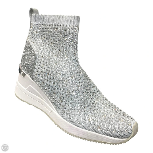 Shoes Sneakers Platform By Michael By Michael Kors In Silver, Size: 7