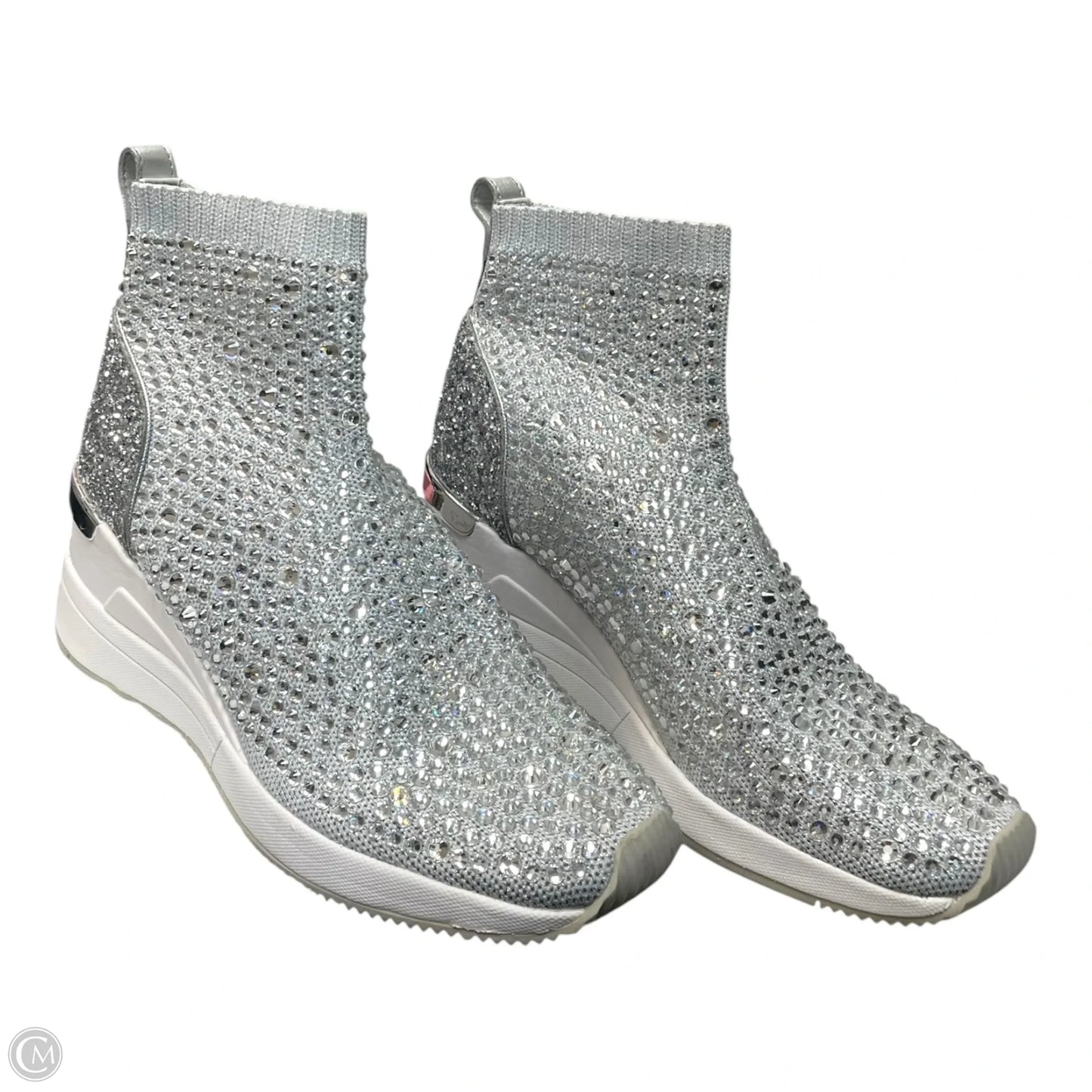 Shoes Sneakers Platform By Michael By Michael Kors In Silver, Size: 7