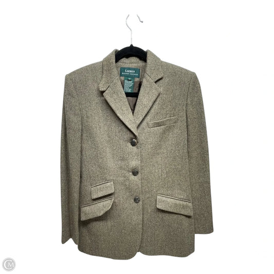 Blazer By Lauren By Ralph Lauren In Plaid Pattern, Size: 6