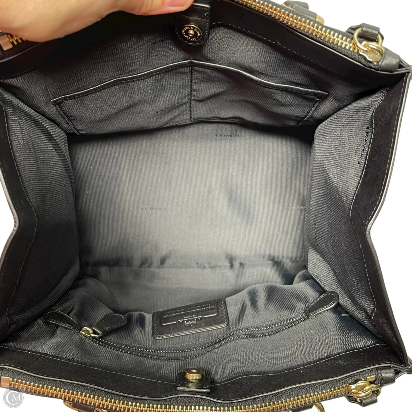 Handbag Designer By Coach, Size: Medium