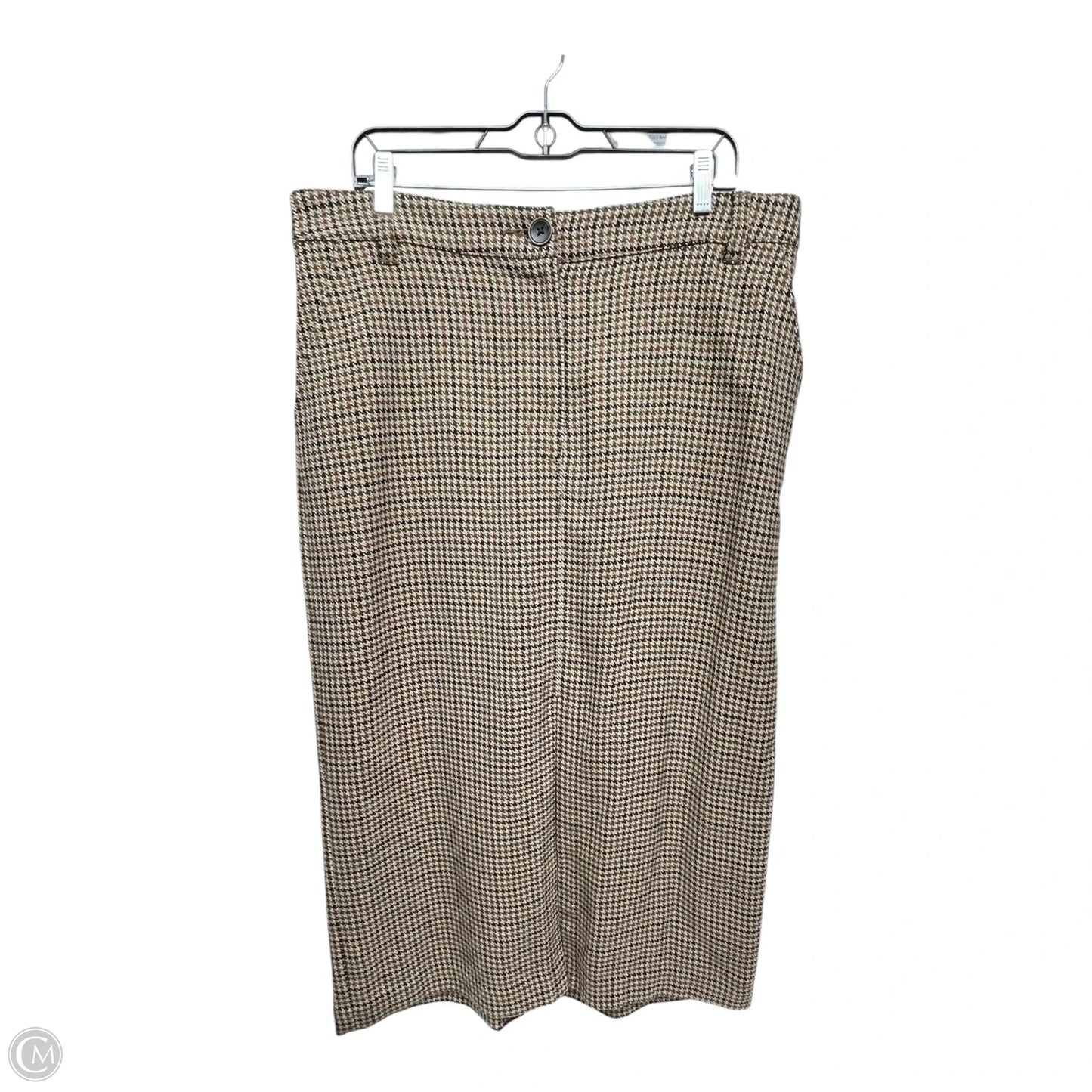 Skirt Midi By Cabi In Plaid Pattern, Size: 14