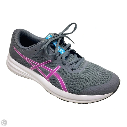 Shoes Sneakers By Asics In Grey, Size: 7.5
