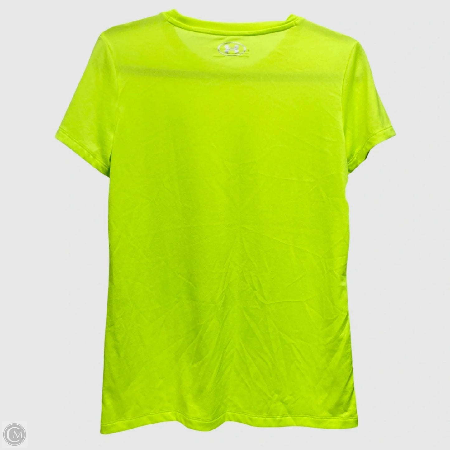 Athletic Top Short Sleeve By Under Armour In Green, Size: Sp