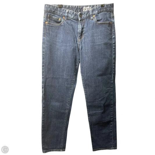 Jeans Boyfriend By Uniqlo In Blue Denim, Size: 0