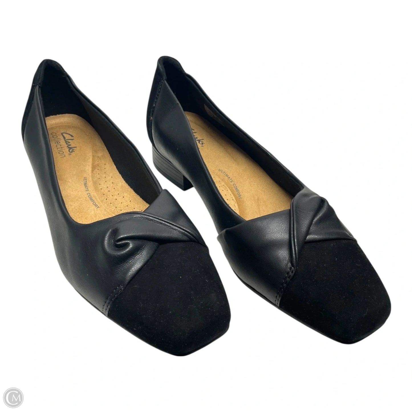 Shoes Heels Block By Clarks In Black, Size: 8.5