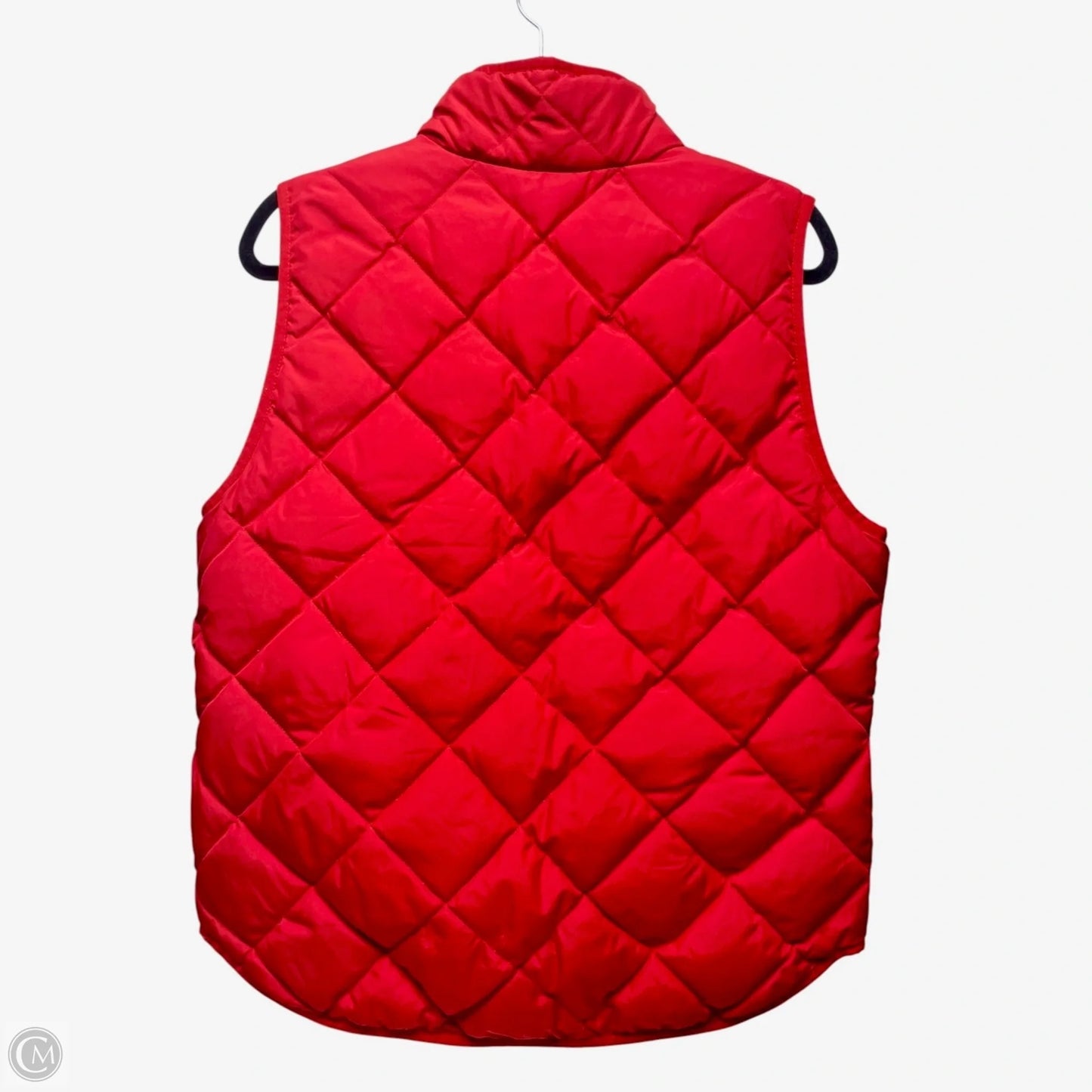 Vest Puffer & Quilted By J. Crew In Red, Size: L