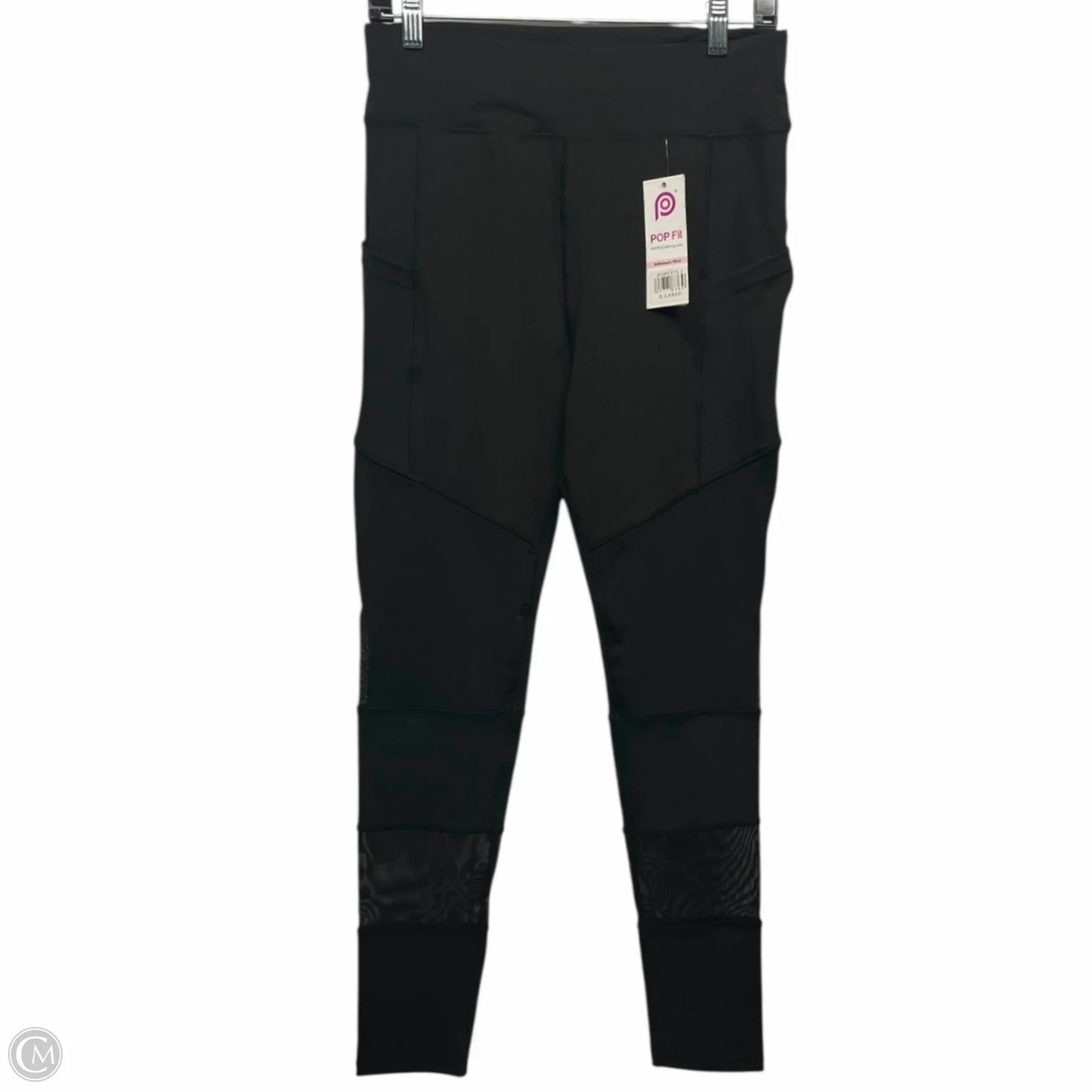 Athletic Leggings By Popfit In Black, Size: Xl