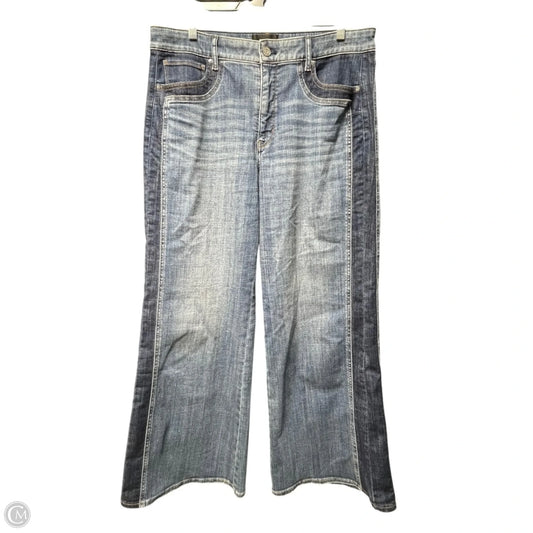 Jeans Wide Leg By White House Black Market In Blue Denim, Size: 12