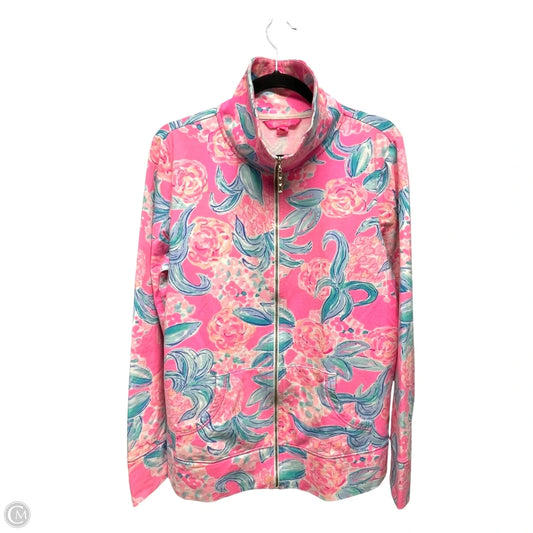 Jacket Designer By Lilly Pulitzer In Floral Print, Size: L