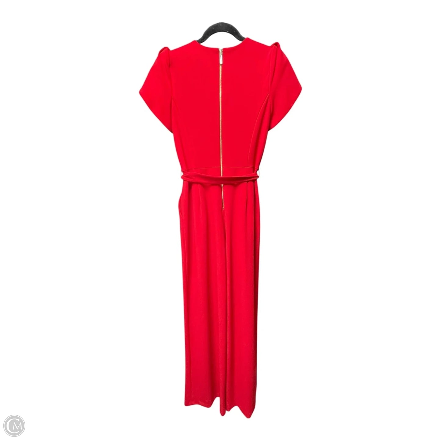 Jumpsuit By Calvin Klein In Red, Size: 4