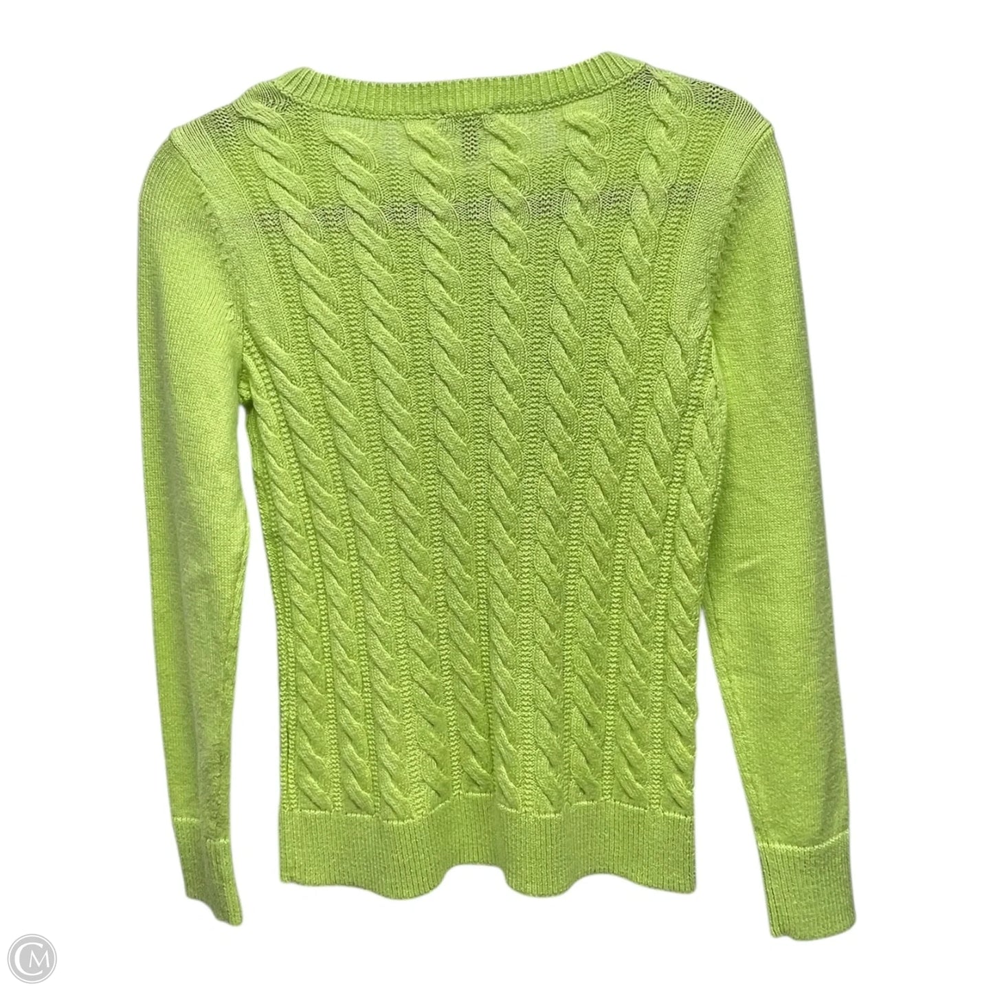 Sweater By Talbots In Green, Size: Xs