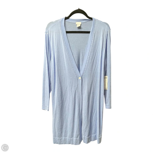 Cardigan By Chicos In Blue, Size: L