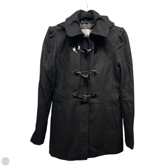 Coat Peacoat By Guess In Black, Size: M