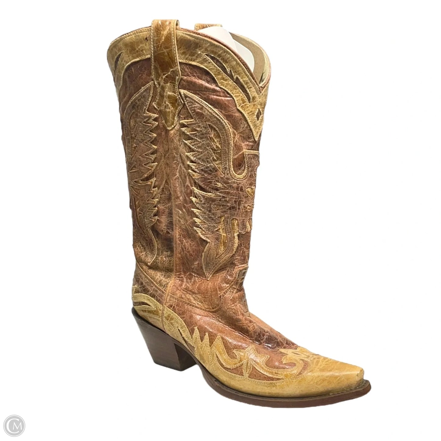 Boots Western By Corral In Brown & Tan, Size: 8.5