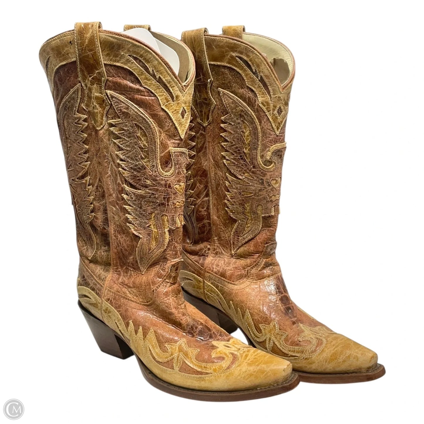 Boots Western By Corral In Brown & Tan, Size: 8.5