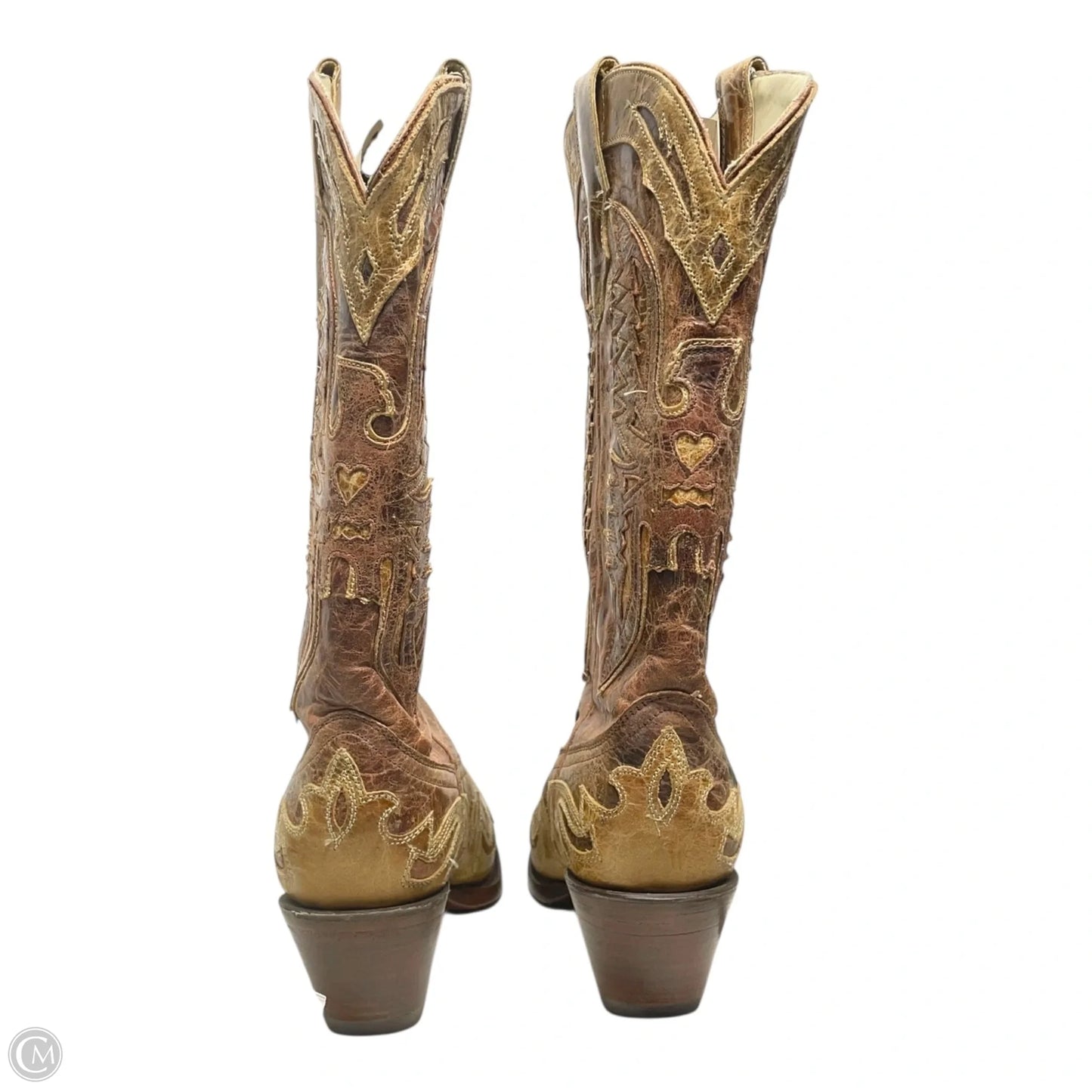 Boots Western By Corral In Brown & Tan, Size: 8.5
