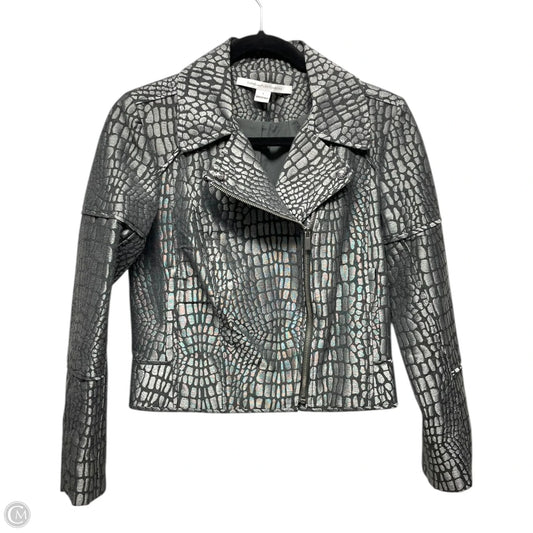 Jacket Designer By Diane Von Furstenberg In Animal Print, Size: 2