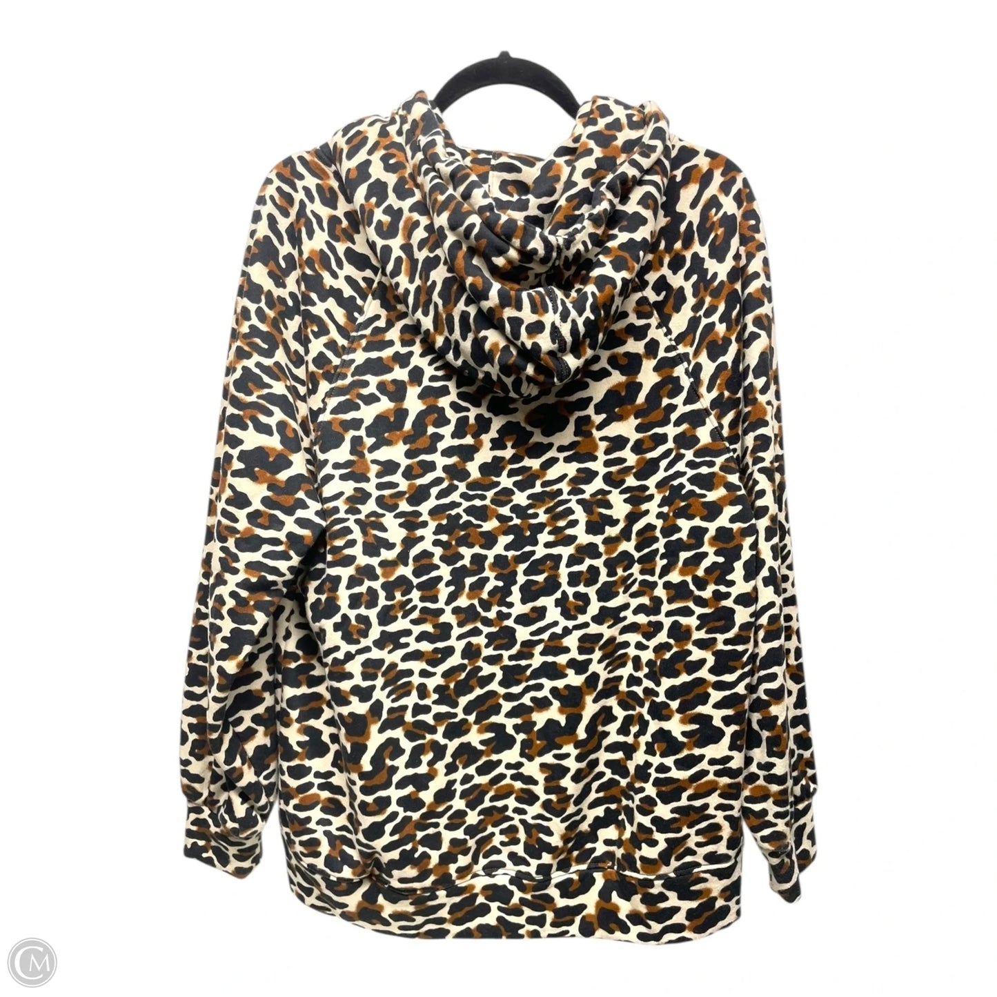 Sweatshirt Hoodie By Lou And Grey In Animal Print, Size: M
