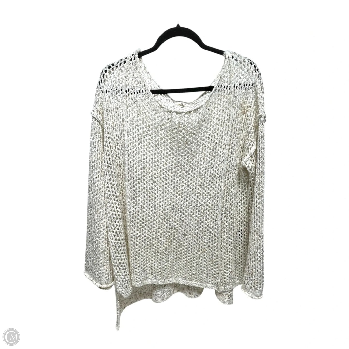 Sweater By Pol In Ivory, Size: L