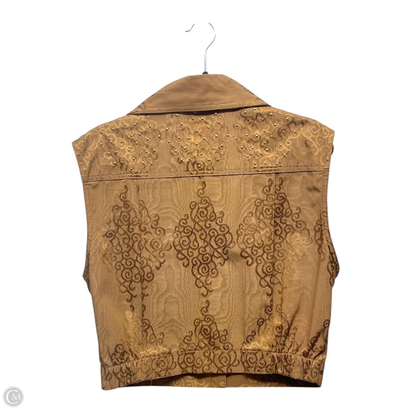 Blazer By Clothes Mentor In Brown, Size: L