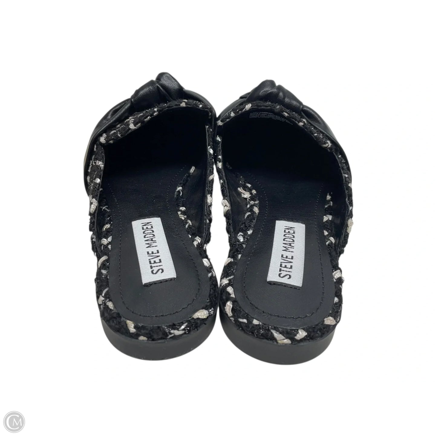 Shoes Flats By Steve Madden In Black & Cream, Size: 6.5