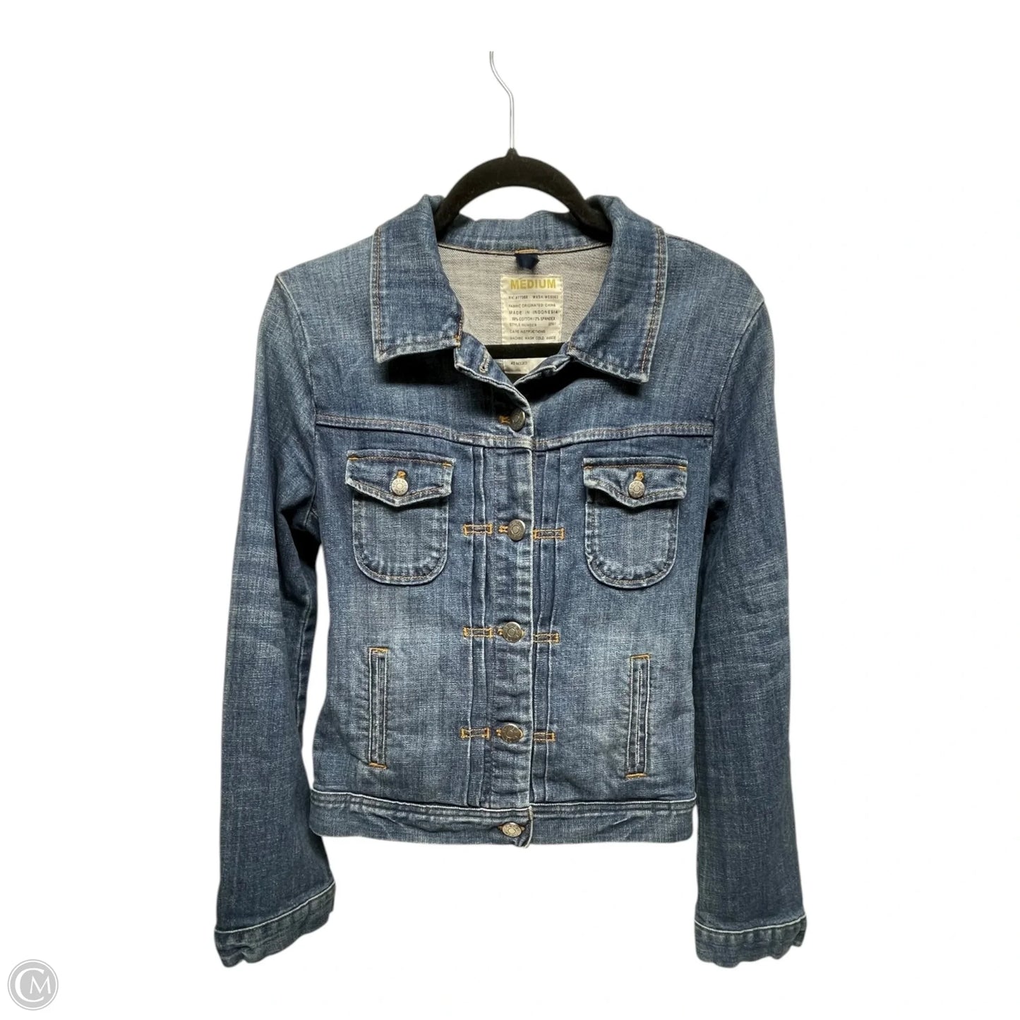 Jacket Denim By J. Crew In Blue Denim, Size: M