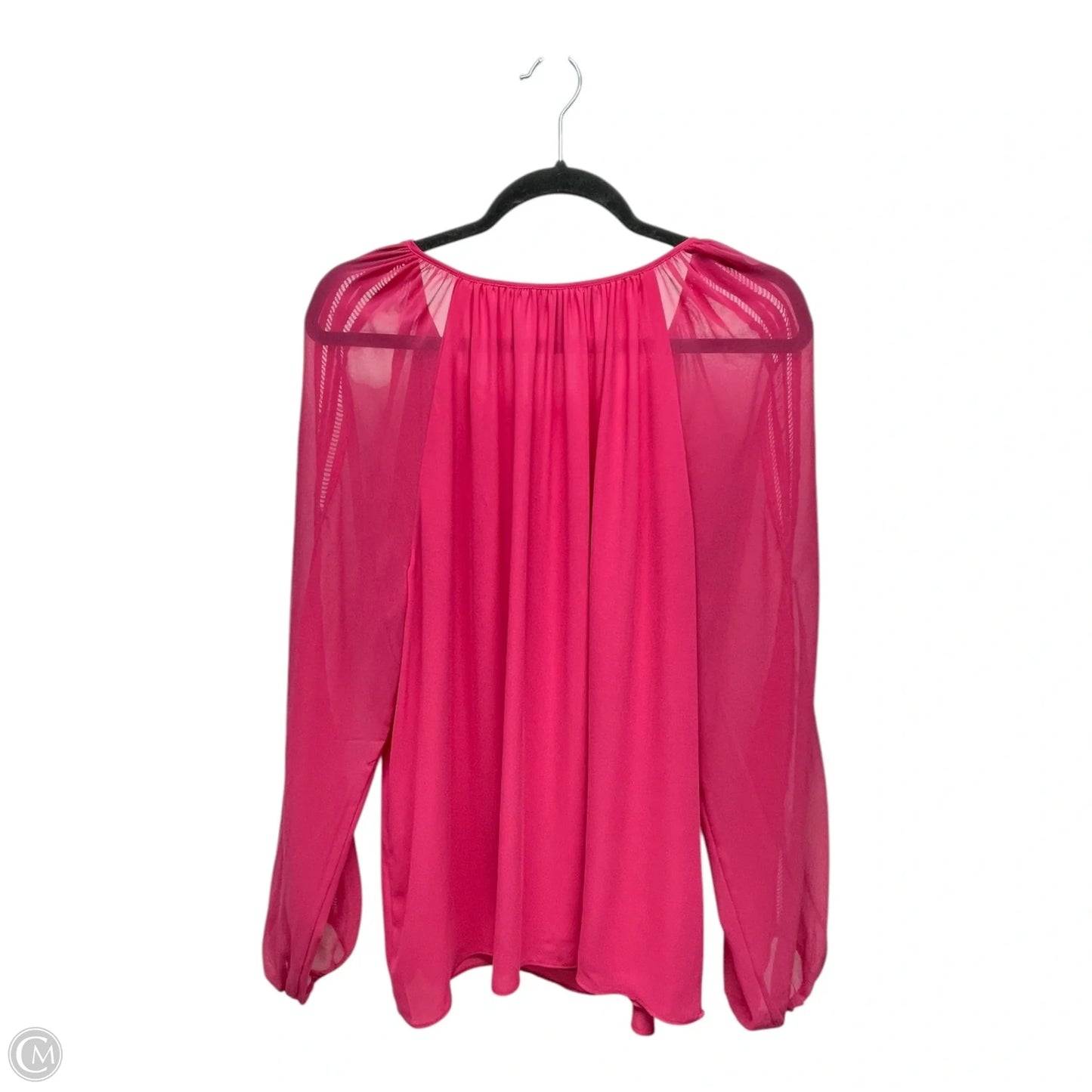 Top Long Sleeve By White House Black Market In Pink, Size: 12