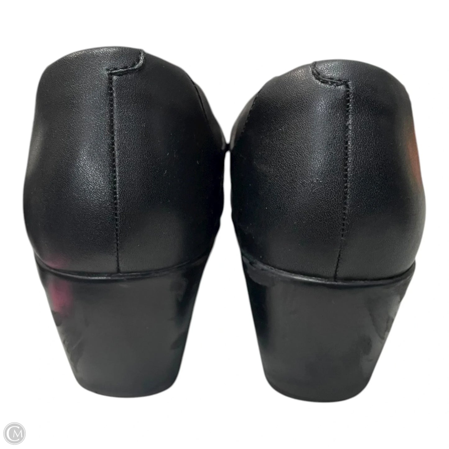 Shoes Heels Block By Clarks In Black, Size: 6.5