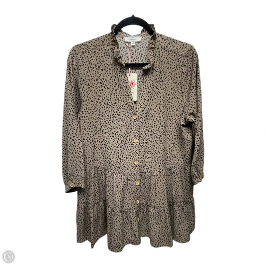 Top 3/4 Sleeve By Entro In Animal Print, Size: M