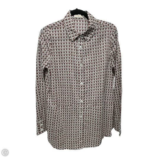 Top Long Sleeve Designer By Tory Burch In Multi-colored, Size: 10